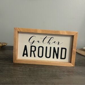 Hobby Lobby Gather Framed Farmhouse Wood Sign